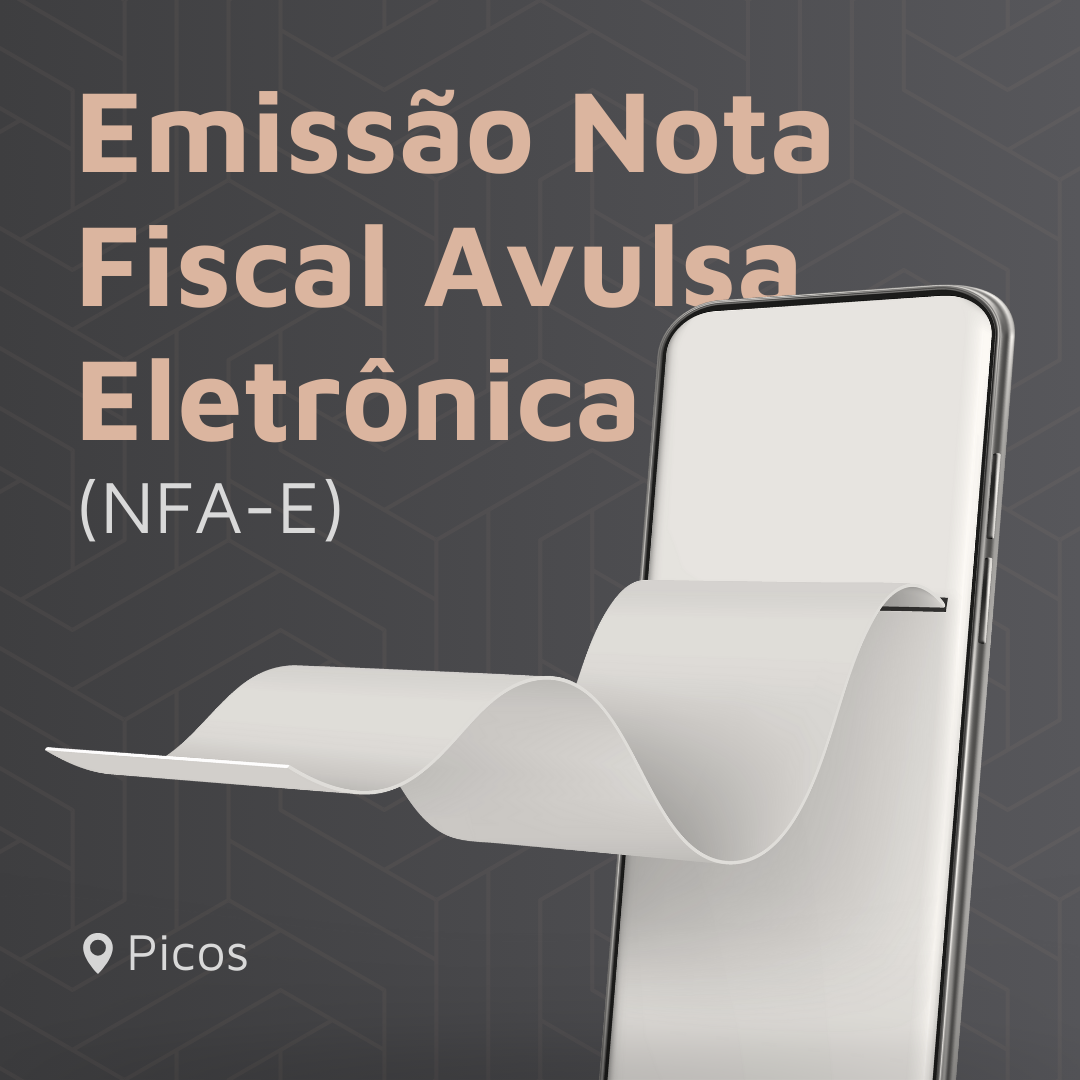 Emissão Nota Fiscal Avulsa Eletrônica (NFA-E)